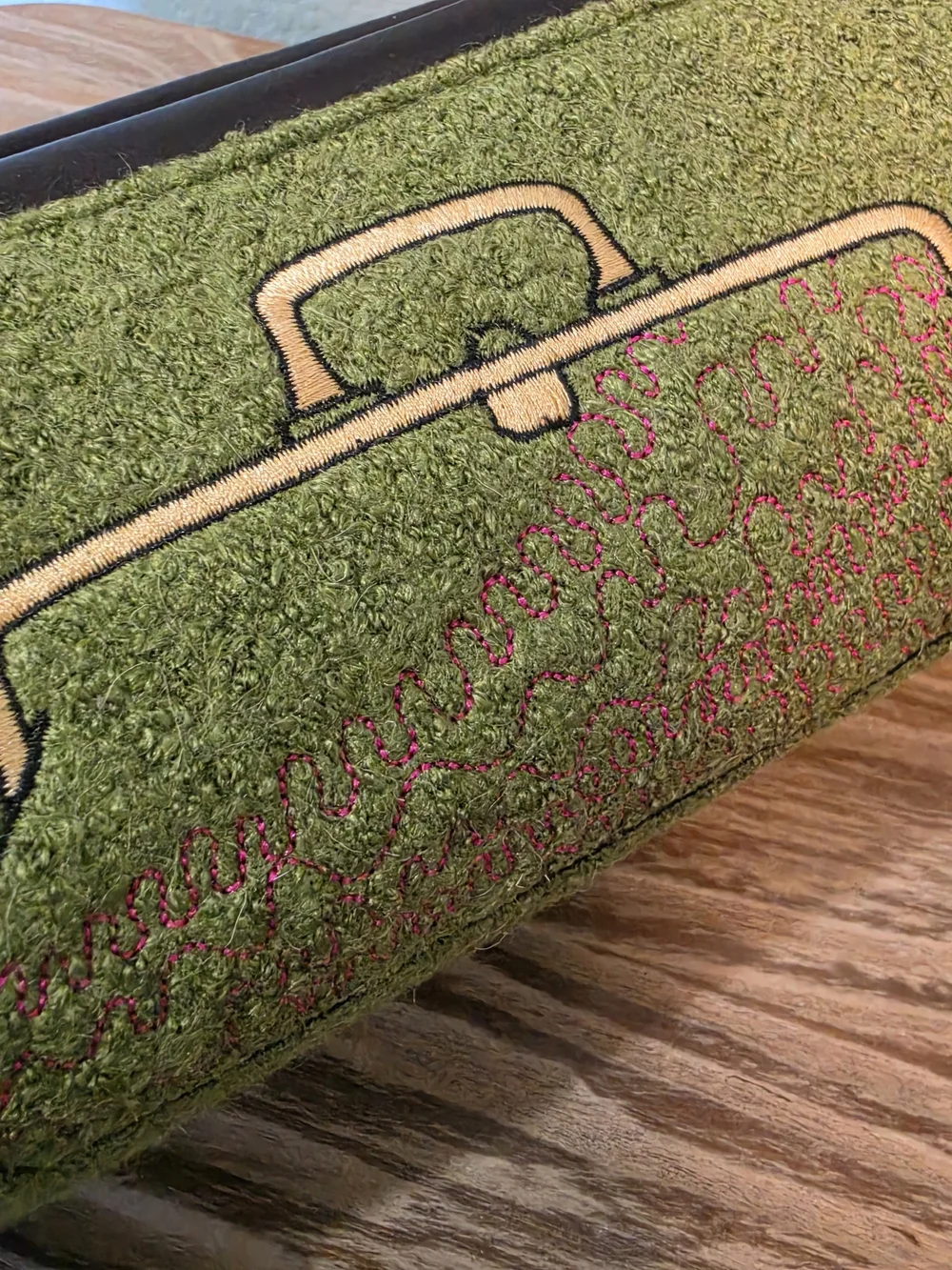 Nwt Retro Antonio Melani Nolita Cylinder Bouclé Clutch Make Up Barrel Bag Whimsy